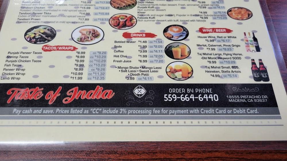 Taste of India Menu image 3